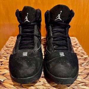 Air Jordan Pure J Retro Mid-Tops, Black & Silver - Size 6Youth